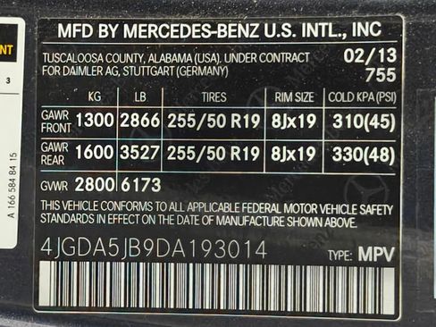 Used 2013 Mercedes-Benz ML 350 2WD image 56