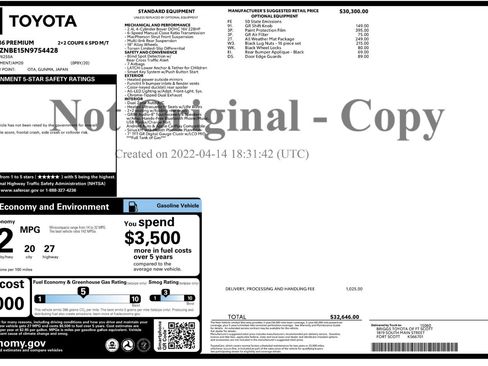 Used 2022 Toyota GR86 Premium w/ ALL Weather Mat Package (TMS) RWD image 43
