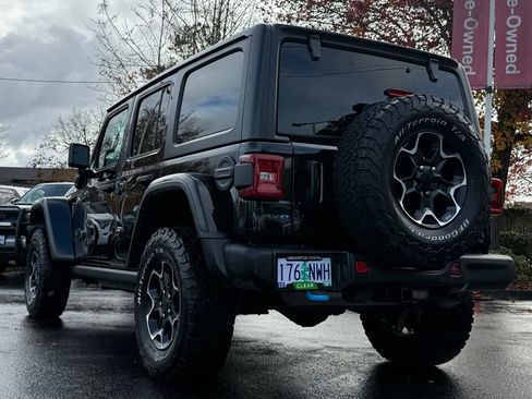 Used 2023 Jeep Wrangler Unlimited Rubicon 4xe w/ Steel Bumper Group image 3