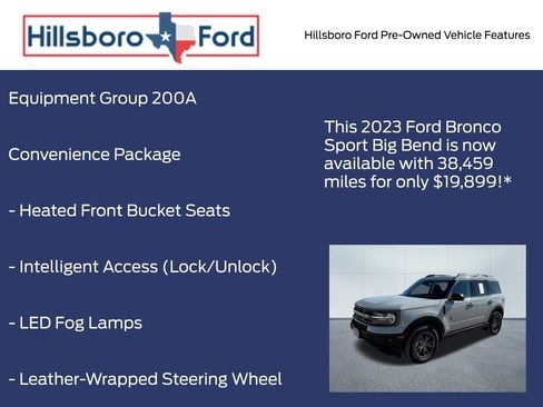 Used 2023 Ford Bronco Sport Big Bend w/ Convenience Package image 3
