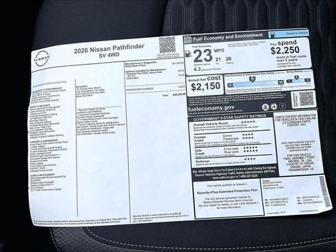 New 2026 Nissan Pathfinder SV image 21