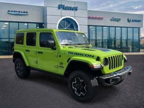 Used 2021 Jeep Wrangler Unlimited Rubicon 4xe w/ Steel Bumper Group image 2