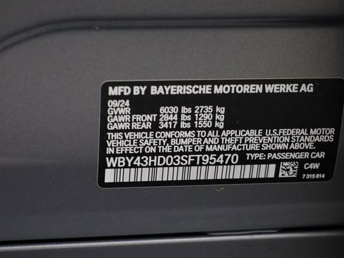 Certified 2025 BMW i4 xDrive40i w/ M Sport Package image 24