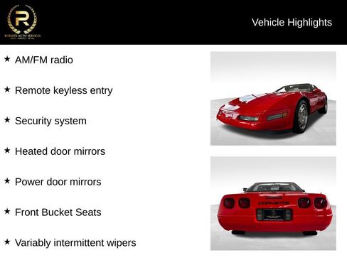 Used 1996 Chevrolet Corvette Coupe RWD image 8