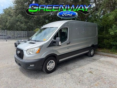 Used 2021 Ford Transit 350 148 Medium Roof AWD w/ Upfitter Package image 1