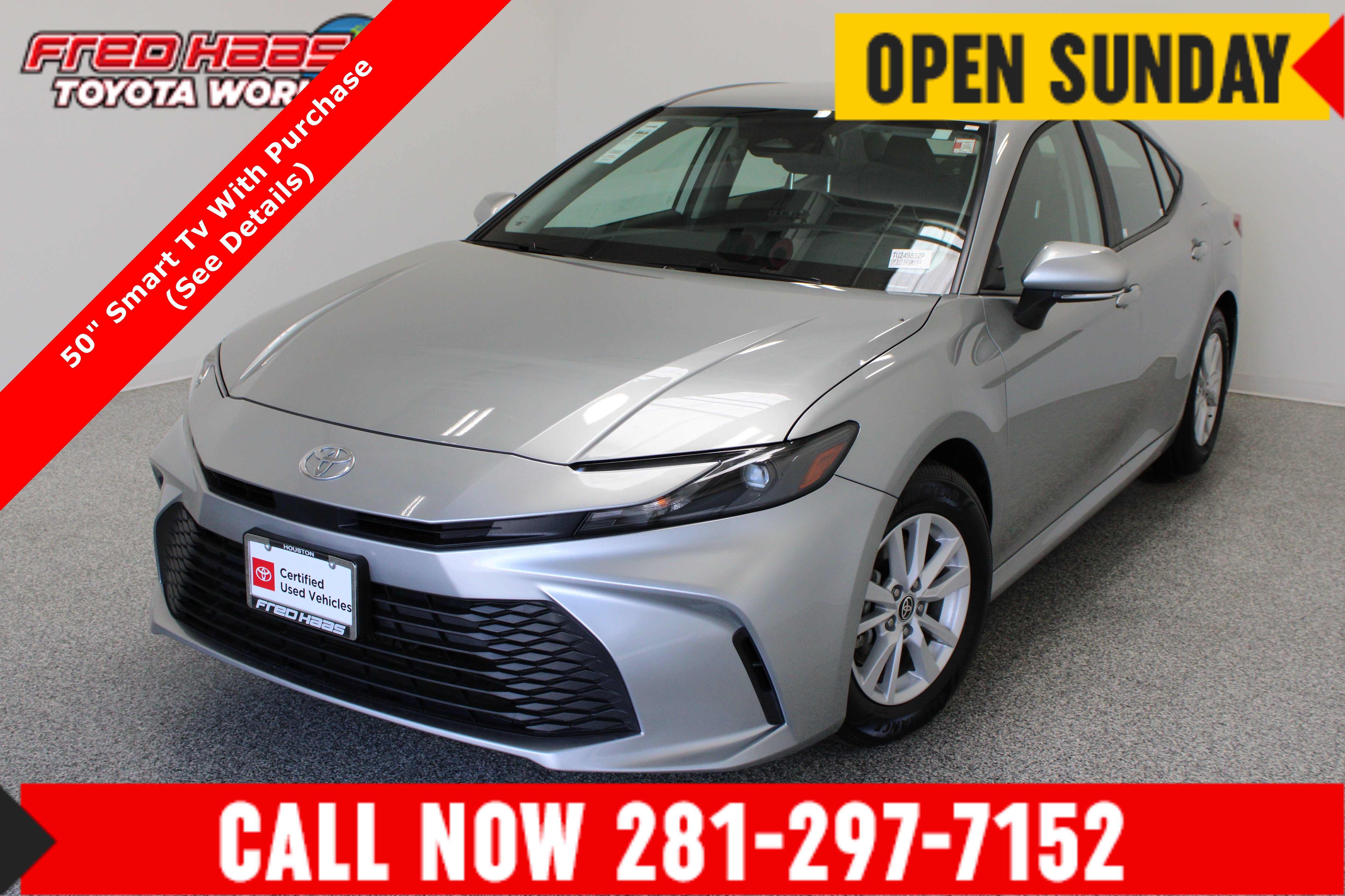 Certified 2026 Toyota Camry LE FWD image 1