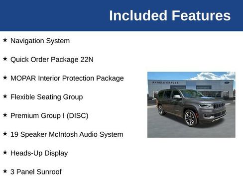 Used 2022 Jeep Wagoneer Series III w/ Premium Group I AWD/4WD image 5