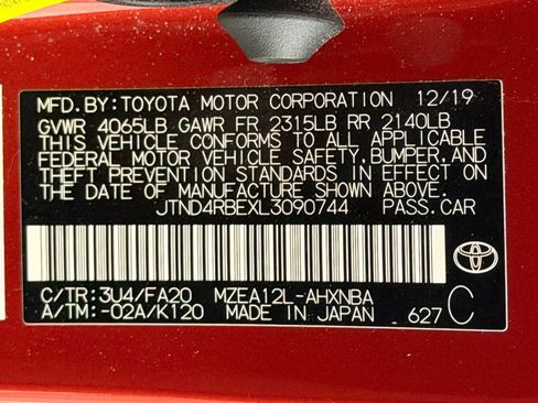 Used 2020 Toyota Corolla SE FWD image 28