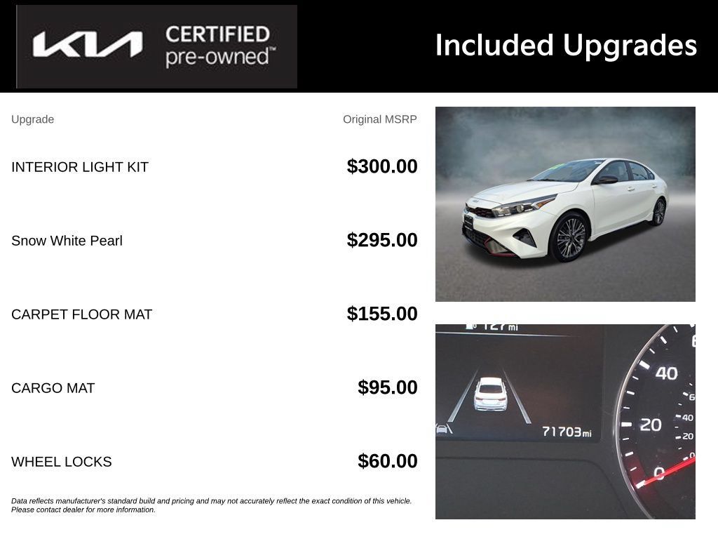 Certified 2022 Kia Forte GT-Line FWD image 33