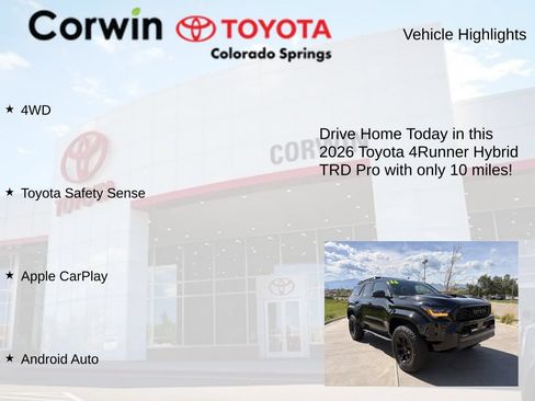 Used 2026 Toyota 4Runner TRD Pro AWD/4WD image 7