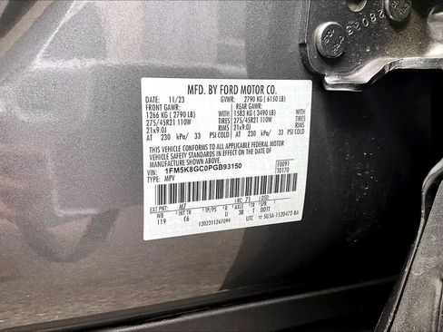 Certified 2023 Ford Explorer ST w/ Equipment Group 401A image 33