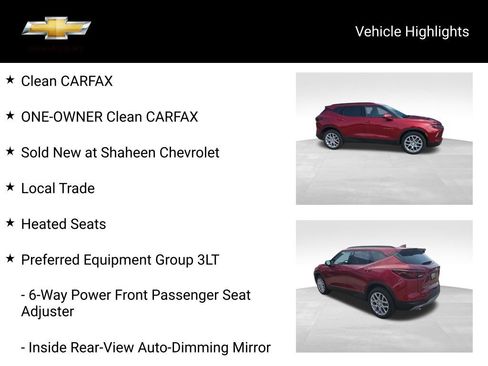 Certified 2023 Chevrolet Blazer LT w/ LPO, Floor Liner Package AWD/4WD image 19