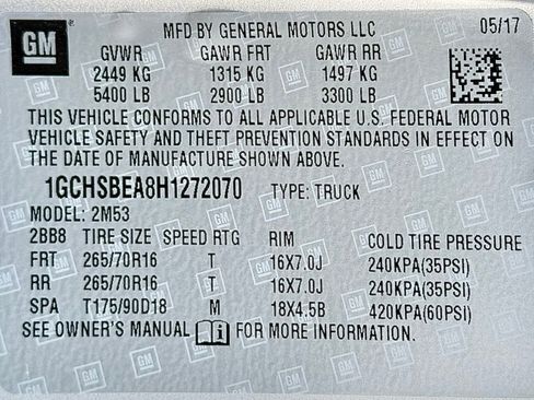 Used 2017 Chevrolet Colorado W/T w/ WT Convenience Package RWD image 38