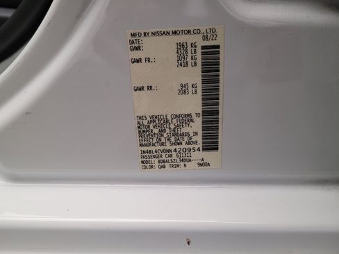 Used 2022 Nissan Altima 2.5 SR FWD image 33