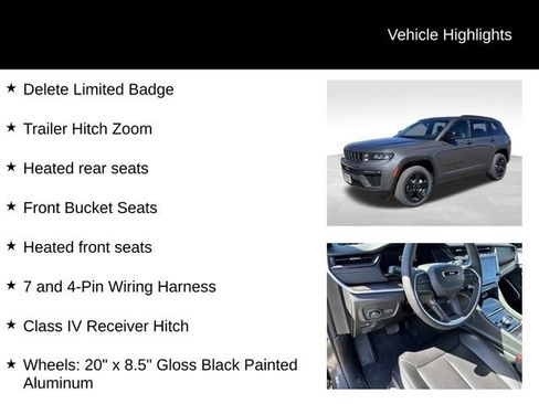 New 2026 Jeep Grand Cherokee Limited w/ Limited Altitude Package AWD/4WD image 15