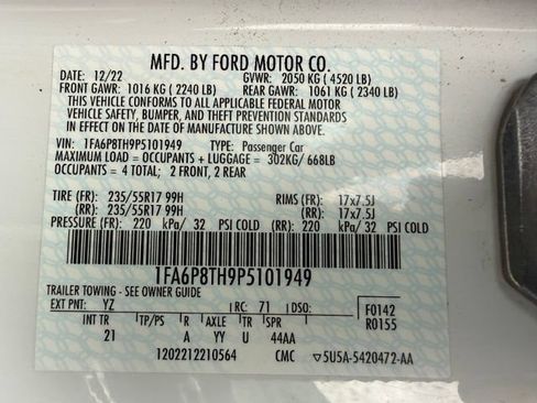 Certified 2023 Ford Mustang Coupe RWD image 38