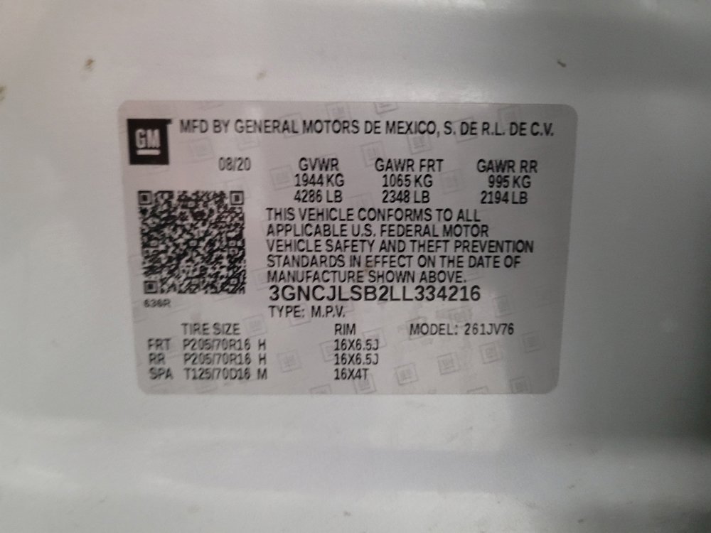 Used 2020 Chevrolet Trax LT FWD image 33