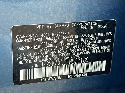 Used 2020 Subaru Forester Touring w/ Popular Package #2 image 44