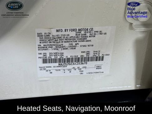 Certified 2020 Ford EcoSport SE w/ SE Convenience Package image 32