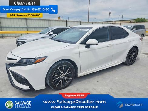 Used 2021 Toyota Camry SE FWD image 1