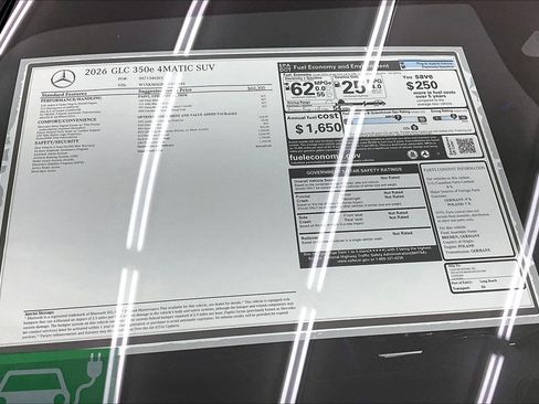 New 2026 Mercedes-Benz GLC 350e 4MATIC image 16