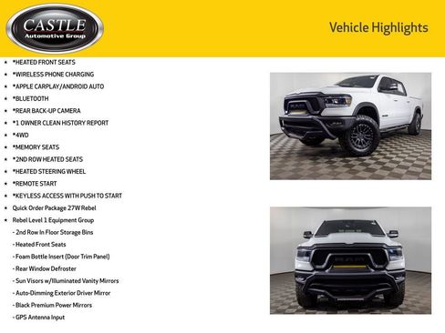 Used 2022 RAM 1500 Rebel w/ Rebel Level 1 Equipment Group AWD/4WD image 3