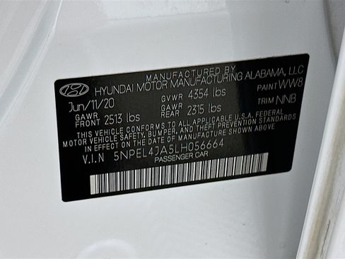 Used 2020 Hyundai Sonata SEL w/ Cargo Package FWD image 12