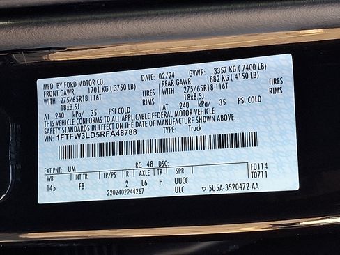 Used 2024 Ford F150 XLT w/ Equipment Group 302A MID image 26