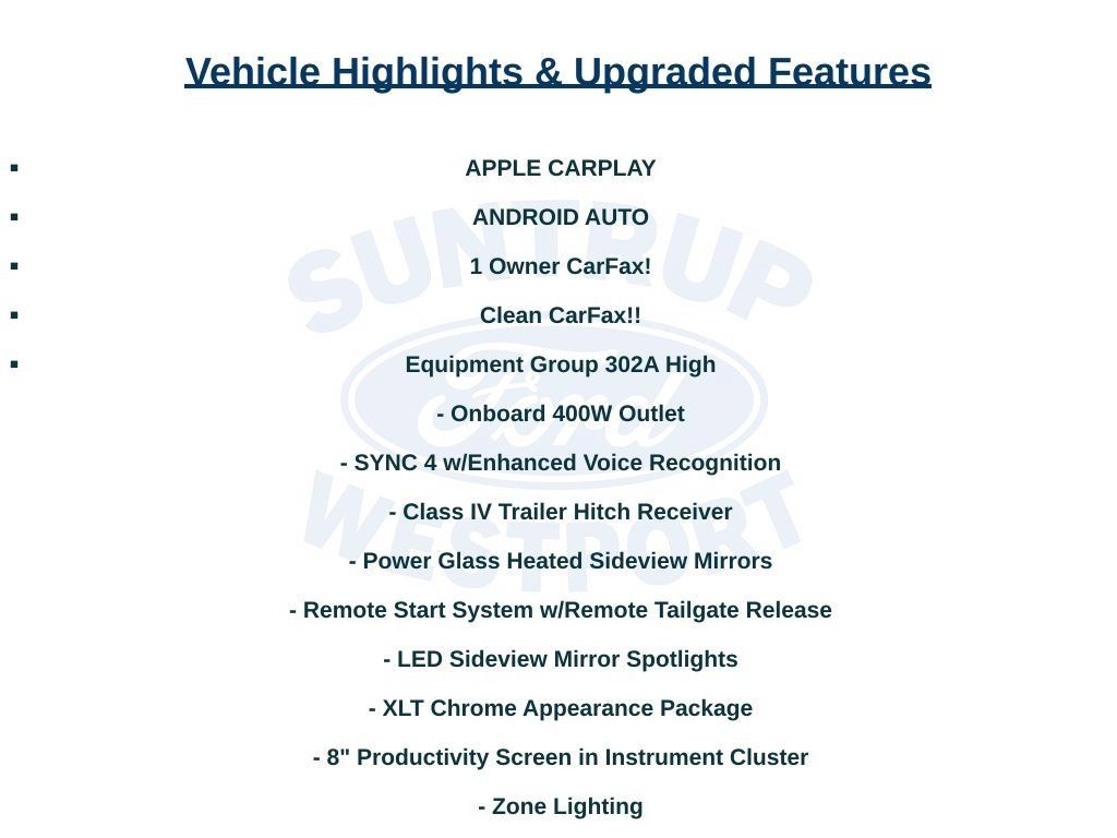 Used 2023 Ford F150 XLT w/ Equipment Group 302A High AWD/4WD image 7