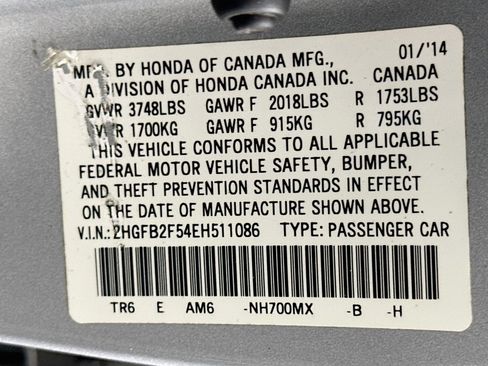 Used 2014 Honda Civic LX image 12