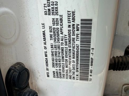 Used 2021 Honda Pilot Touring image 13