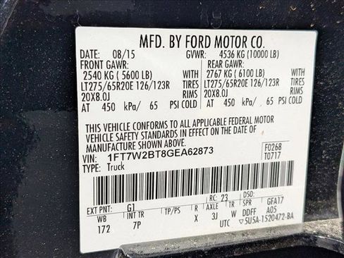 Used 2016 Ford F250 Platinum w/ FX4 Off-Road Package image 20