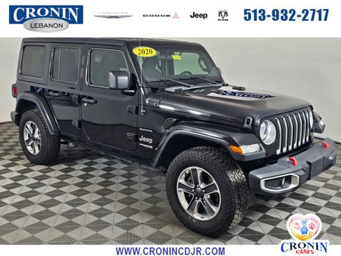 Used 2020 Jeep Wrangler Unlimited Sahara AWD/4WD image 1