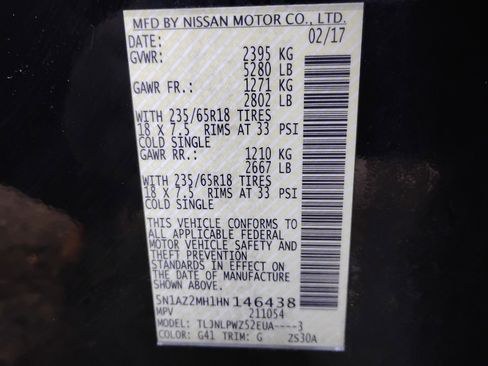 Used 2017 Nissan Murano S image 30