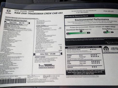 New 2025 RAM 2500 Tradesman image 18