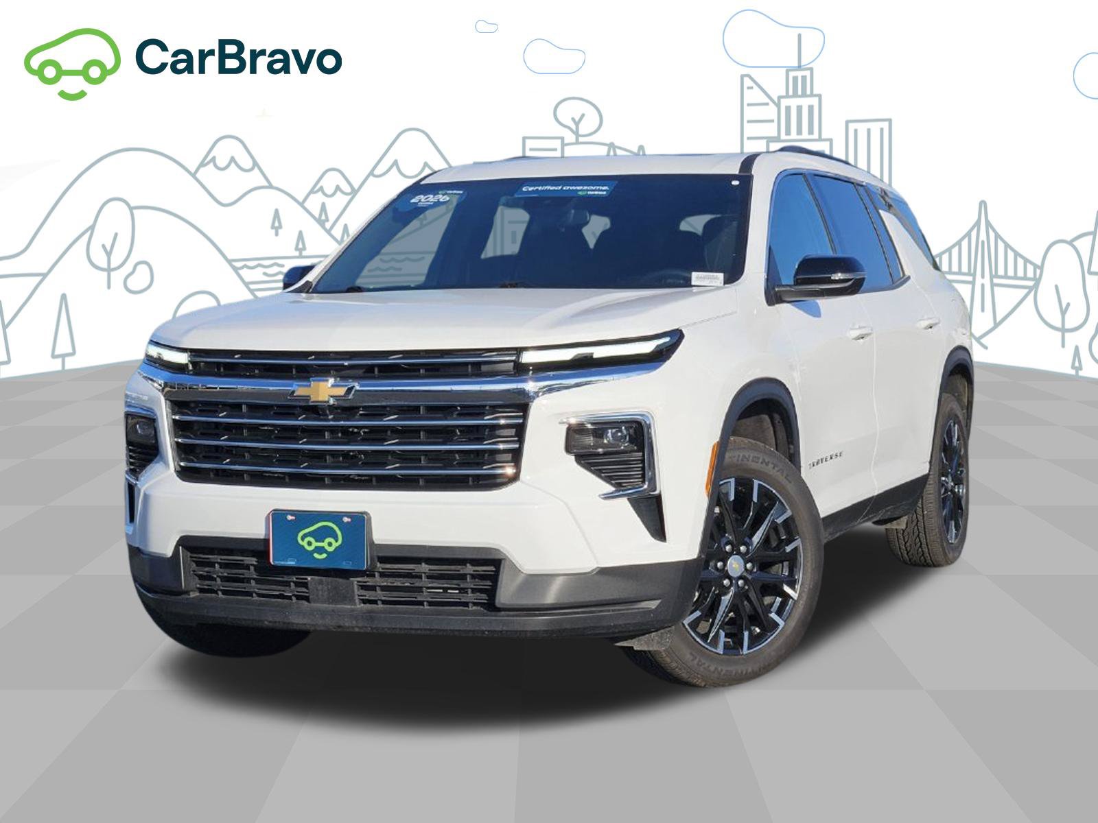 Certified 2026 Chevrolet Traverse LT w/ Sun and Wheel Package FWD image 1