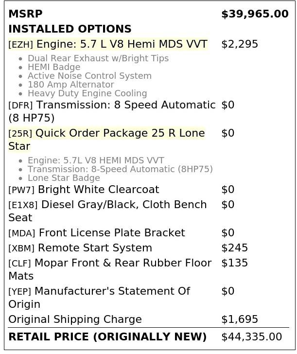 Used 2021 RAM 1500 Lone Star RWD image 4