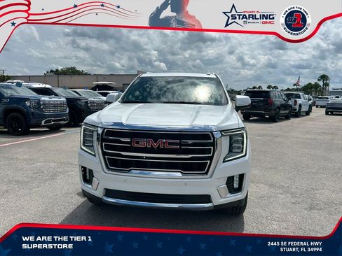 Used 2021 GMC Yukon SLT w/ SLT Premium Package RWD image 2