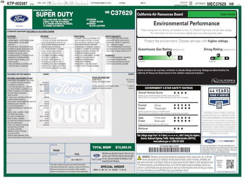Used 2021 Ford F250 Lariat w/ Lariat Ultimate Package AWD/4WD image 4