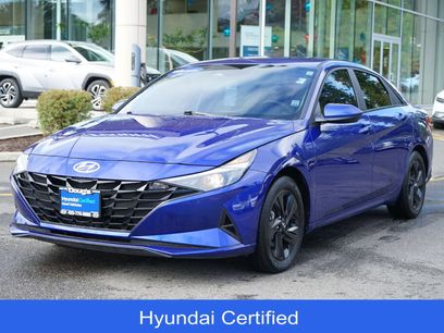 Certified 2023 Hyundai Elantra Blue w/ Preferred Accessory Package