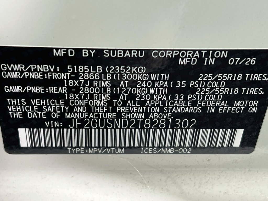 New 2026 Subaru Crosstrek 2.5i Limited w/ Crosstrek Mirror Package AWD/4WD image 23