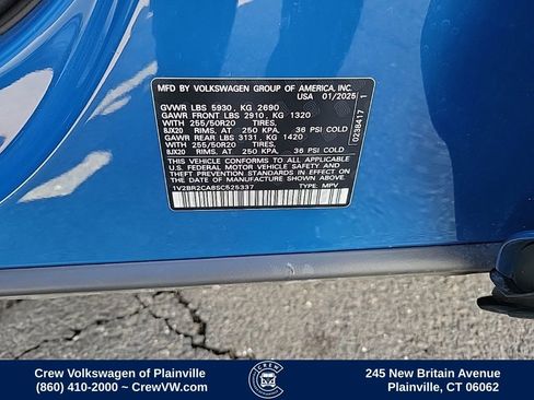Certified 2025 Volkswagen Atlas SEL AWD/4WD image 35