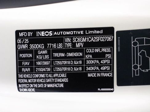 New 2025 INEOS Grenadier Fieldmaster Edition image 22