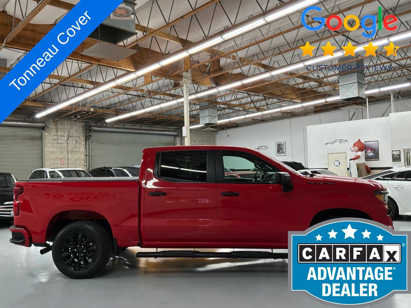Used 2024 Chevrolet Silverado 1500 Custom w/ LPO, Dark Essentials Package RWD image 4