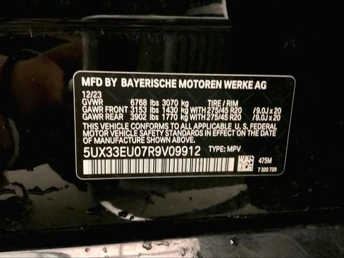 Certified 2024 BMW X5 M60i AWD/4WD image 32
