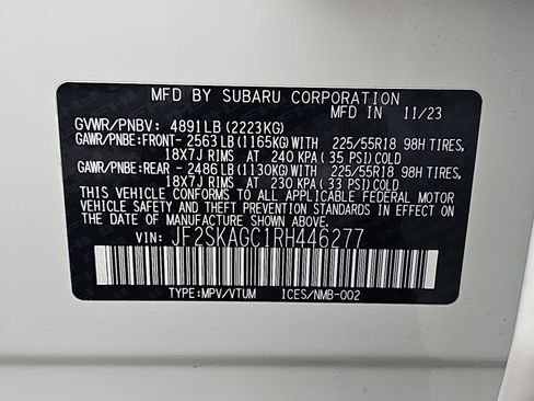 Certified 2024 Subaru Forester Sport AWD/4WD image 39