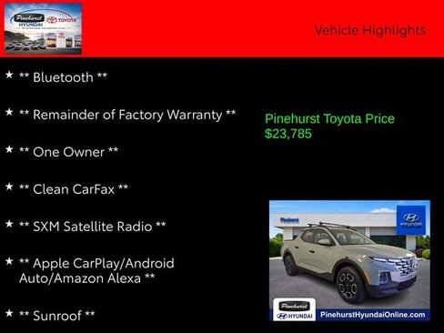 Certified 2024 Hyundai Santa Cruz SEL w/ Activity Package FWD image 7