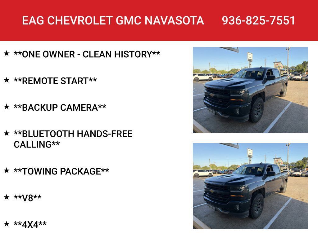 Used 2018 Chevrolet Silverado 1500 LT w/ Texas Edition AWD/4WD image 3