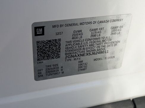 Used 2018 Chevrolet Equinox Premier image 35