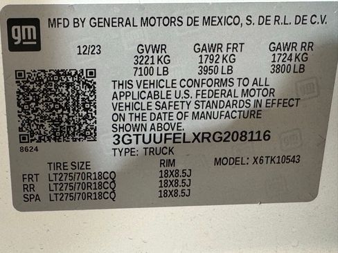 Used 2024 GMC Sierra 1500 AT4X image 31